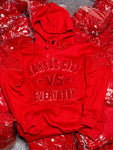 Grind Addict Kansas City Hoodie Red On Red