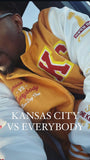 Yellow Kansas City Letterman Jacket